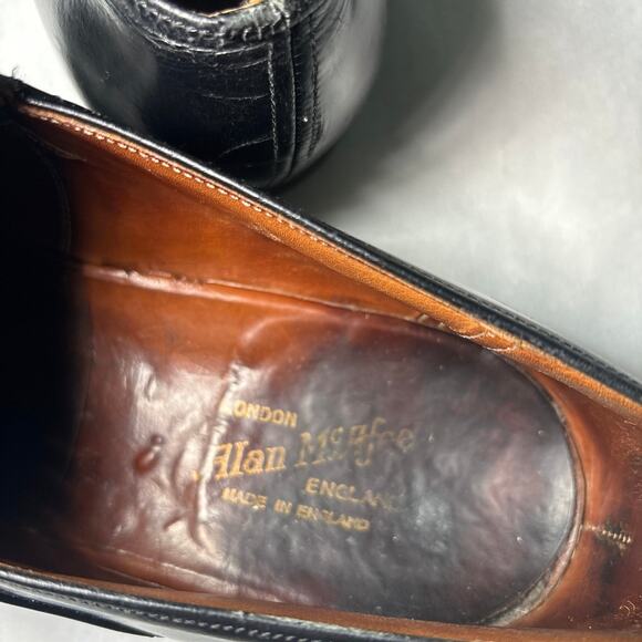 ALAN MCAFEE Black Monk Strap Shoes UK 10.5 US 11.5 main image 5